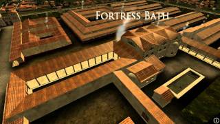 Animation of ancient Roman Fort in Caerleon Wales [upl. by Denys46]