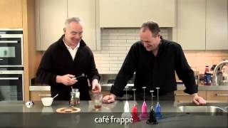 How to make a frappé coffee using an aerolatte milk frother [upl. by Dett807]