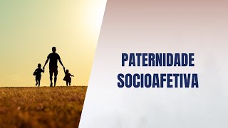 Paternidade socioafetiva [upl. by Weisberg75]