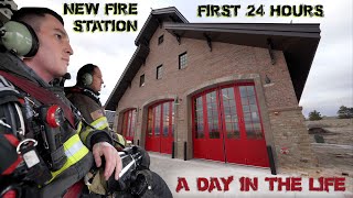 First 24 Hours in a New Fire Station  A Day in the Life [upl. by Norreg]