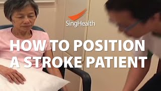 How To Position A Stroke Patient [upl. by Naahs]