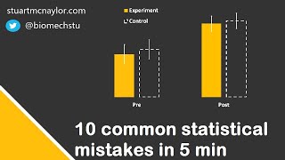 Ten Statistical Mistakes in 5 Min [upl. by Norat]