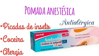 Resenha PomadaAndantol Gel [upl. by Tisdale]