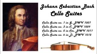 Johann Sebastian Bach  Cello suites in 432 Hz great for reading or studying [upl. by Bary]