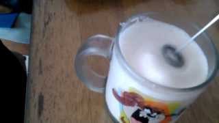 Aerolatte Review Frothing Cold Milk In Under 1 Minute [upl. by Fasa]